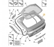 Peugeot 408 Bagaj Kapağı Orjinal